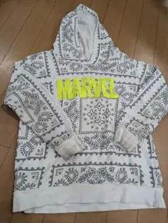 MARVEL バンダナ柄 フード付きパーカー