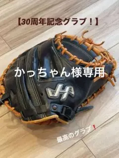 ハタケヤマ30周年記念グラブ【軟式少年用】キャッチャーミット