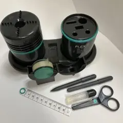 レトロ　ステーショナリーセット　文房具＆卓上クリーナーセット