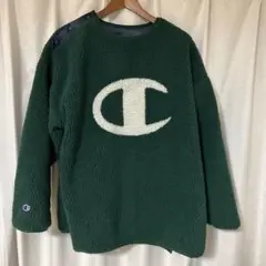 レイビームス チャンピオン リバーシブルフリースプルオーバー ボア