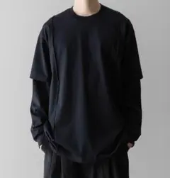 新品　ssstein OVERSIZED LAYERED SLEEVE TEE