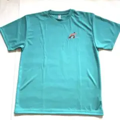 スポーツTシャツ(太極拳)のシャツ‼️ glimmer ターコイズ　LL
