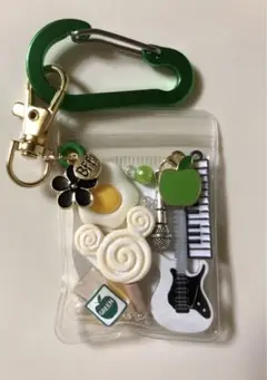 青リンゴ付きキャンディバッグ(ホワイト) ～ミセスグリーンアップル好きな方～