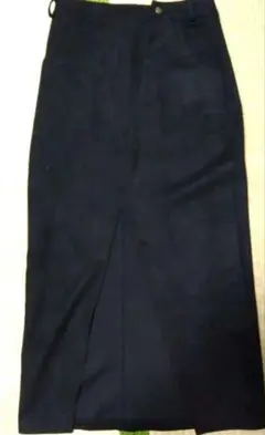 【美品】avvenente 　ロングスカート　タイトスカート　黒色