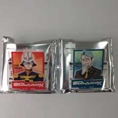 Gundam GQuuuuuuX ジークアクス アクリルクリップバッジセット2種