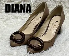 DIANA ダイアナ ロマーシュ　バックルパンプス 美品