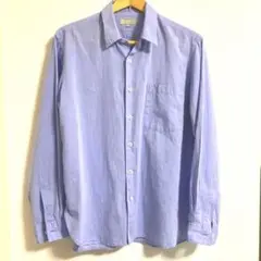 MARGARETHOWELL メンズ　サックス　コットンシャツ　Mサイズ