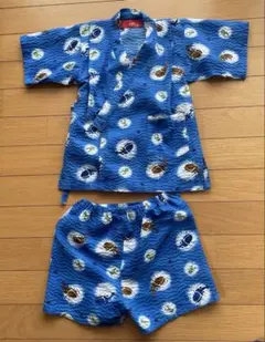 甚平　男の子　110 昆虫柄