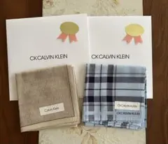Calvin Klein ハンカチ 2枚セット