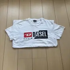 DIESEL ロゴ入り ホワイト Tシャツ