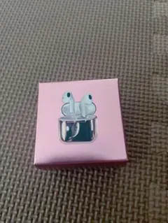 メタリックワイヤレスイヤホン ピンク