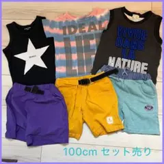 お得⭐︎100cm 男の子　Tシャツ ハーフパンツ　おまとめセット　夏