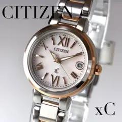 【稼働・美品】CITIZEN シチズン xC クロスシー H058ピンク文字盤