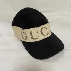 Gucci ヘアバンドキャップ ブラック サイズ:XL(60cm)