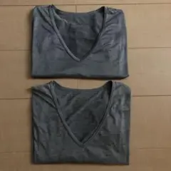ユニクロ肌着・Vネック2枚セット