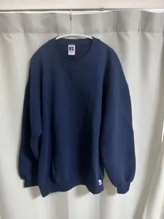 Russell Athletic ネイビー クルーネックスウェット　U.S.A製
