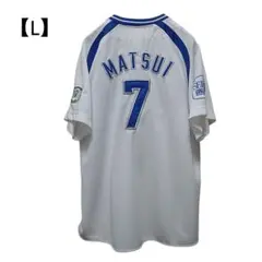 西武ライオンズ 松井稼頭央 クラシックユニフォーム Lサイズ ホワイト