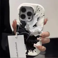 スマホケース アート iPhone16ProMax インク マーブル 【新入荷】