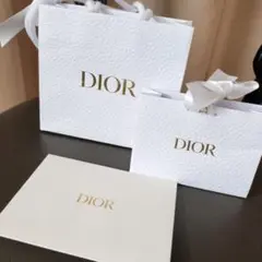 Dior ギフト袋とカードセット