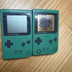 ⭕️ジャンク　ゲームボーイポケット　グリーン　2台set