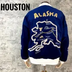 ヒューストン HOUSTON スカジャン アラスカ スーベニアジャケット 刺繍