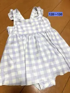 SamansaMos2キッズワンピース水着（ラベンダー）