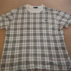 【希少】BURBERRY チェック柄 Tシャツ Lサイズ
