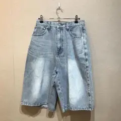 WEGO×BOYNEXTDOOR スーパーバギーロゴデニムショーツ M
