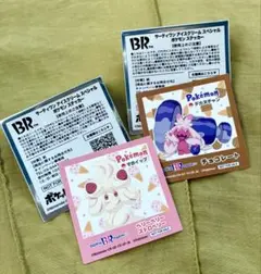 サーティワン　31 ポケモン　ステッカー デカヌチャン　マホイップ　2点セット