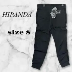 ✨新品✨HIPANDA ハイパンダ サイドドローコード　S 　ブラック　パンツ