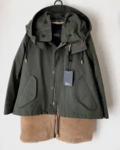 【美品】THE RERACS リラクス モッズコート 36 カーキ