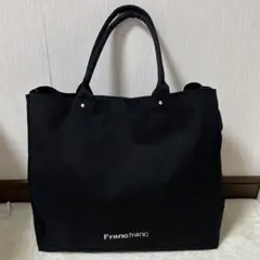 Francfranc ロゴトートバッグ 2 L ブラック