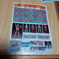ウルトラマンシリーズ 下敷 ２枚