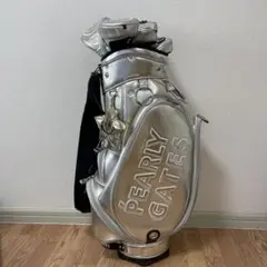 プラチナキャディーバッグ☆ヘッドカバーセット ✲ฺ゜*: