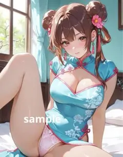 ※A4対応 AIイラスト 美女 L版サイズ 1点物 E83