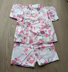 甚平 花柄 80cm