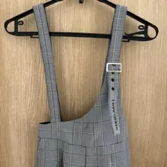 Lovetoxicキッズ チェック柄 オーバーオール