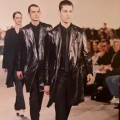 HELMUTLANG 本人期 ヘルムートラング 本革レザーテーラードジャケット