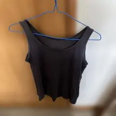 灰色タンクトップ(ブラパッド無し下着)