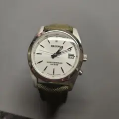 シチズン CITIZEN Dバックル 電波ソーラー 腕時計 カーキ ミリタリー