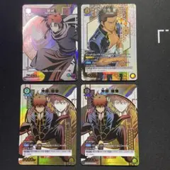 ユニオンアリーナ　銀魂　神威　近藤　沖田 ×2 パラレル　4枚セット