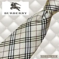 Burberry London ネクタイ　ノバチェック　ジャガード