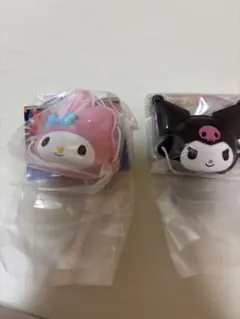 サンリオ　おめん　クロミ　マイメロ