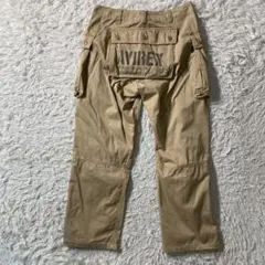 【美品】アヴィレックス　モンキーパンツ　ミリタリー　弁当箱　プリント　カーゴ　M