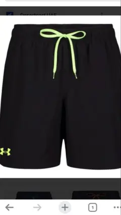 ★新品　Under Armour ブラックショートパンツ