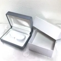 グレー 匿名配送 外箱付き ブレスレットケース バングルケース