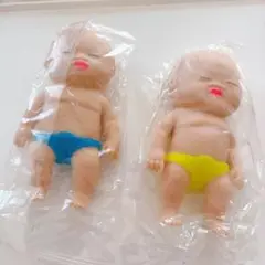 アグリーベイビーズ　スクイーズ　２個セット　赤ちゃん　低反発素材
