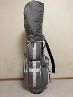 BRIEFING キャディ バッグ CR-6 ライトグレー ボールケース付き
