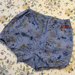 ホットビスケッツ 総柄ブルマフリー　70cm-90cm