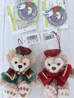 【タグつき】ディズニー　シェリーメイ　ダッフィー　クリスマス　2012